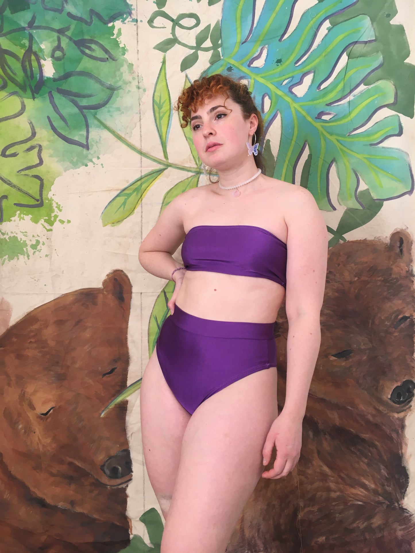 Conjunto bikini Tulipa bandeau (varios colores disponibles)