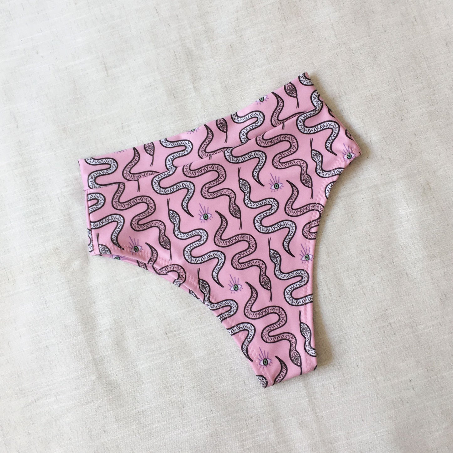 Conjunto bikini Tulipa bandeau estampado serpientes