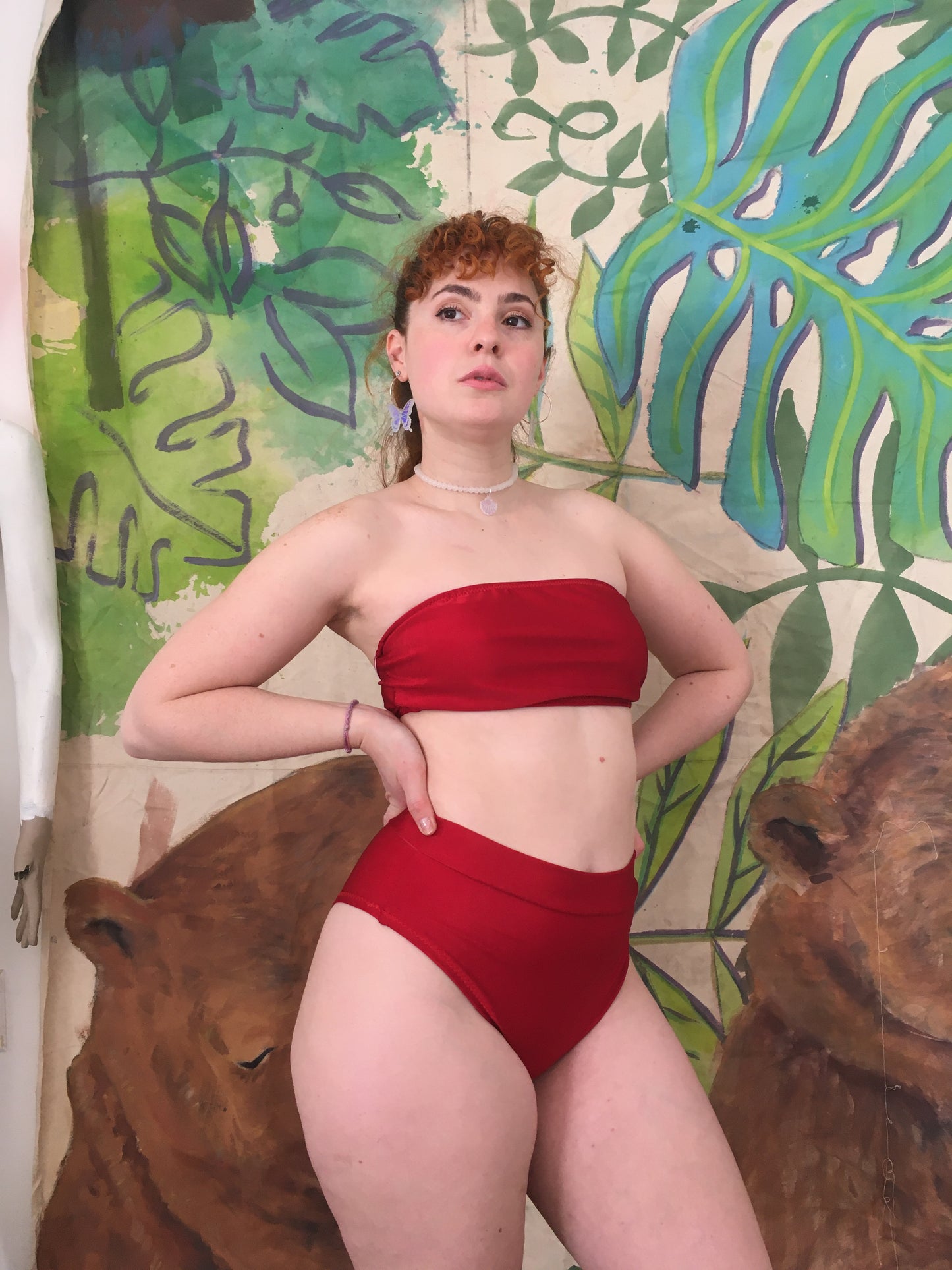 Conjunto bikini Tulipa bandeau (varios colores disponibles)