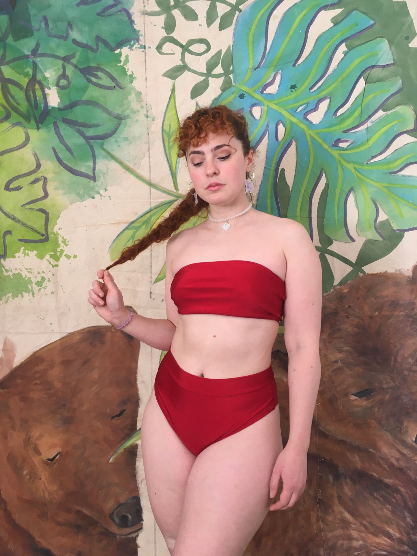 Conjunto bikini Tulipa bandeau (varios colores disponibles)
