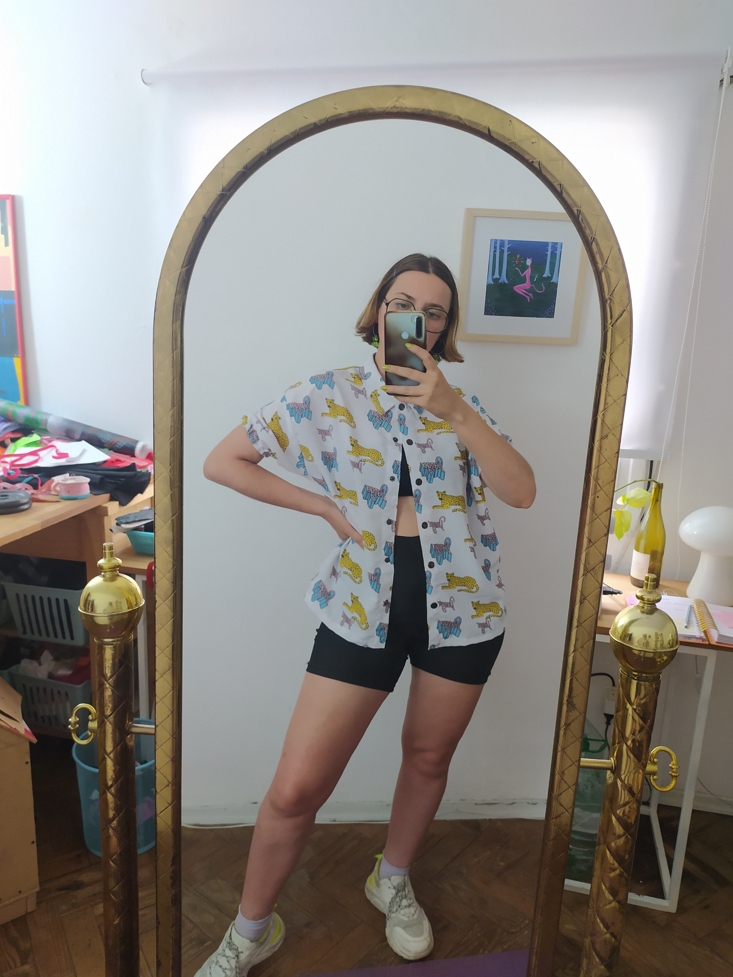 Camisa corta estampado Danger