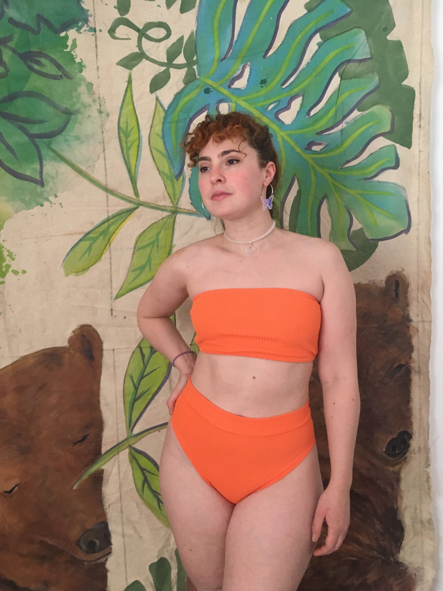 Conjunto bikini Tulipa bandeau (varios colores disponibles)