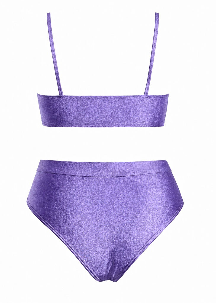 Top Bikini Marina en lavanda