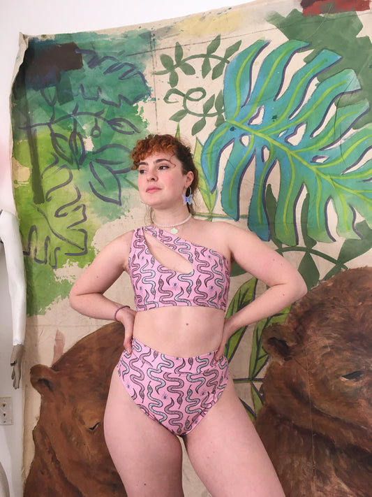 Conjunto bikini Gota estampado serpientes