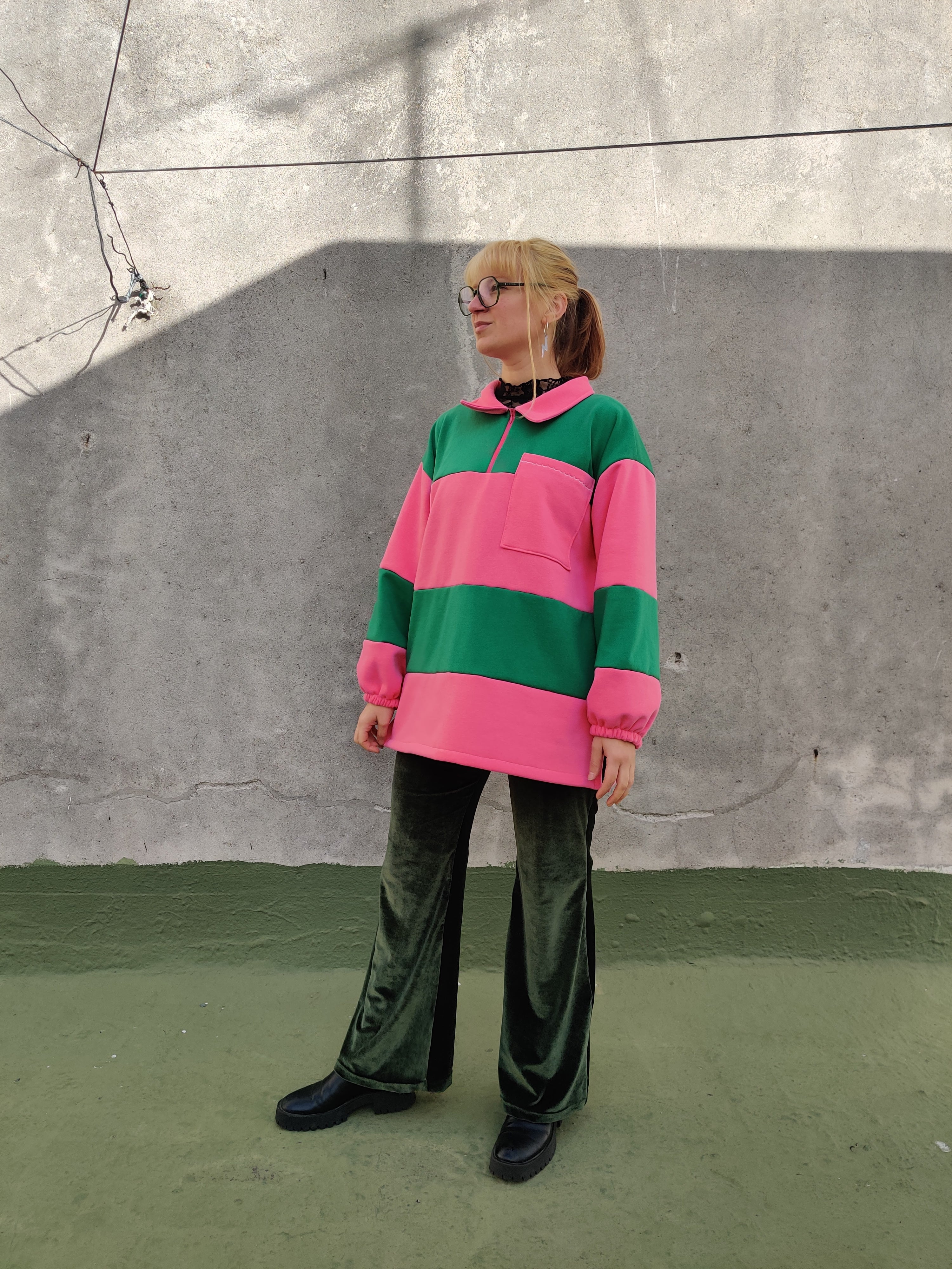 Buzo Menta en jogging