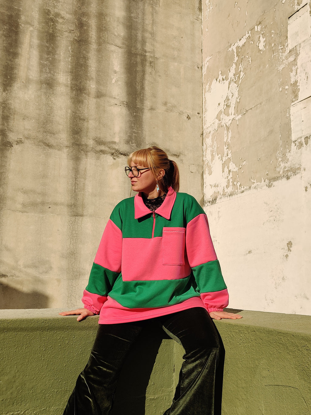 Buzo Menta en jogging