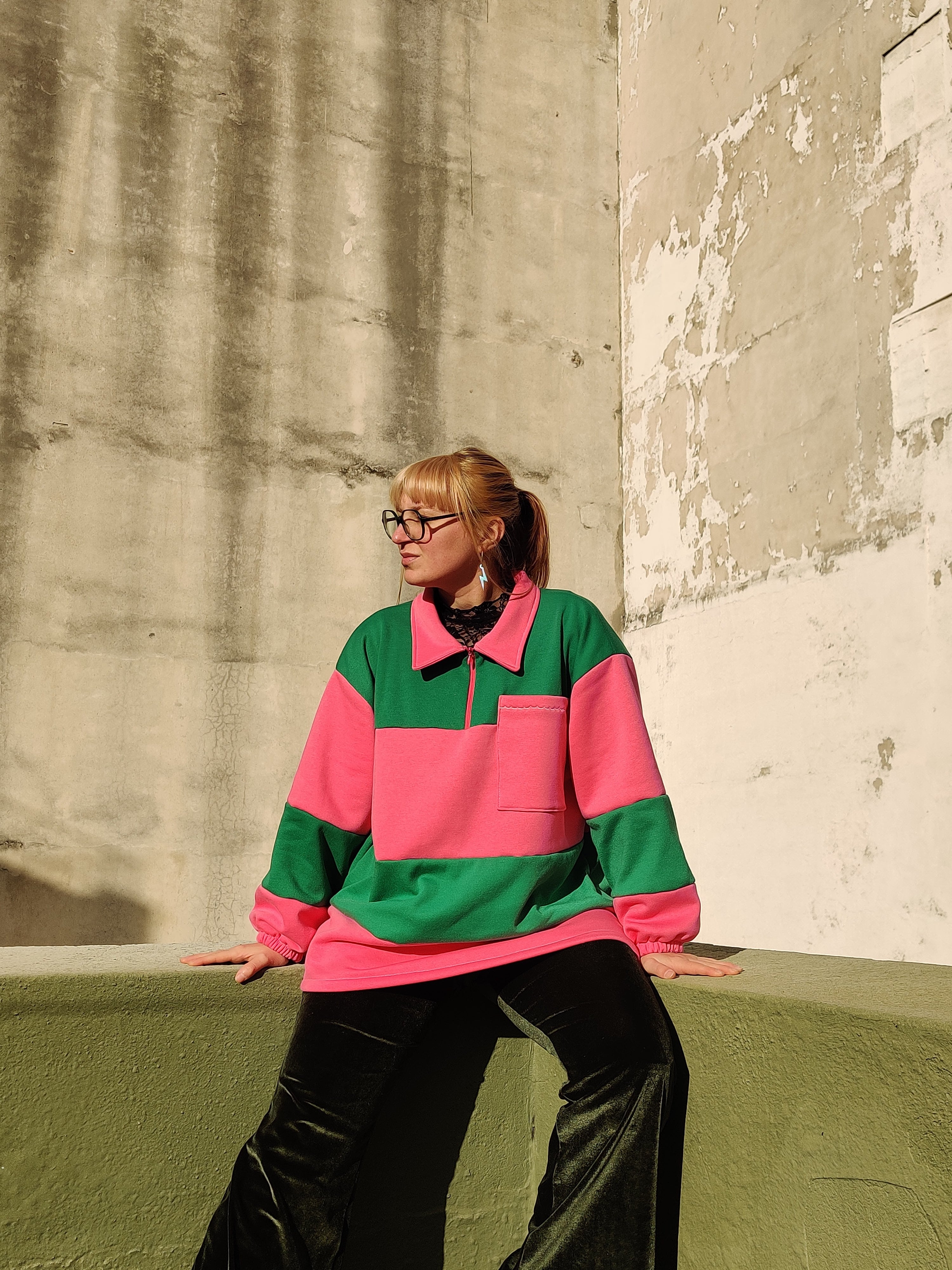 Buzo Menta en jogging