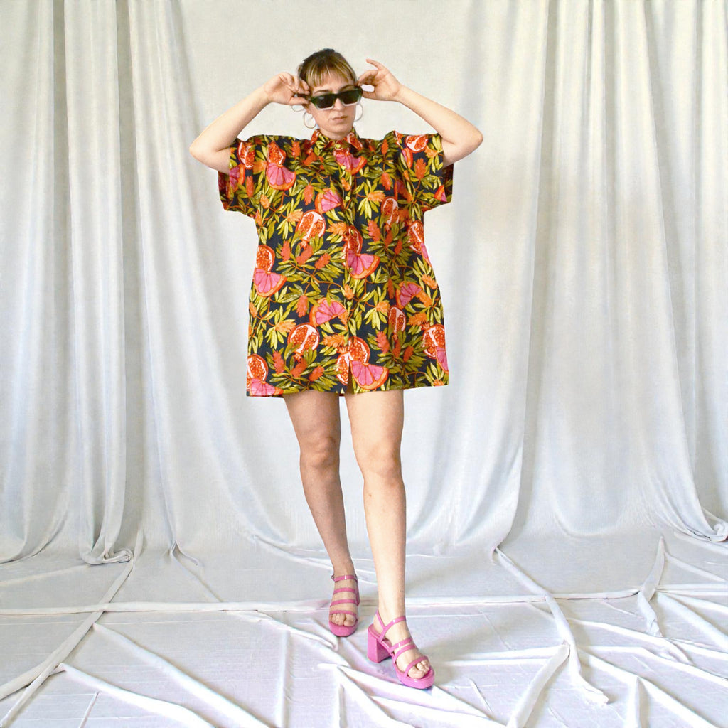 Camisa vestido Papaya