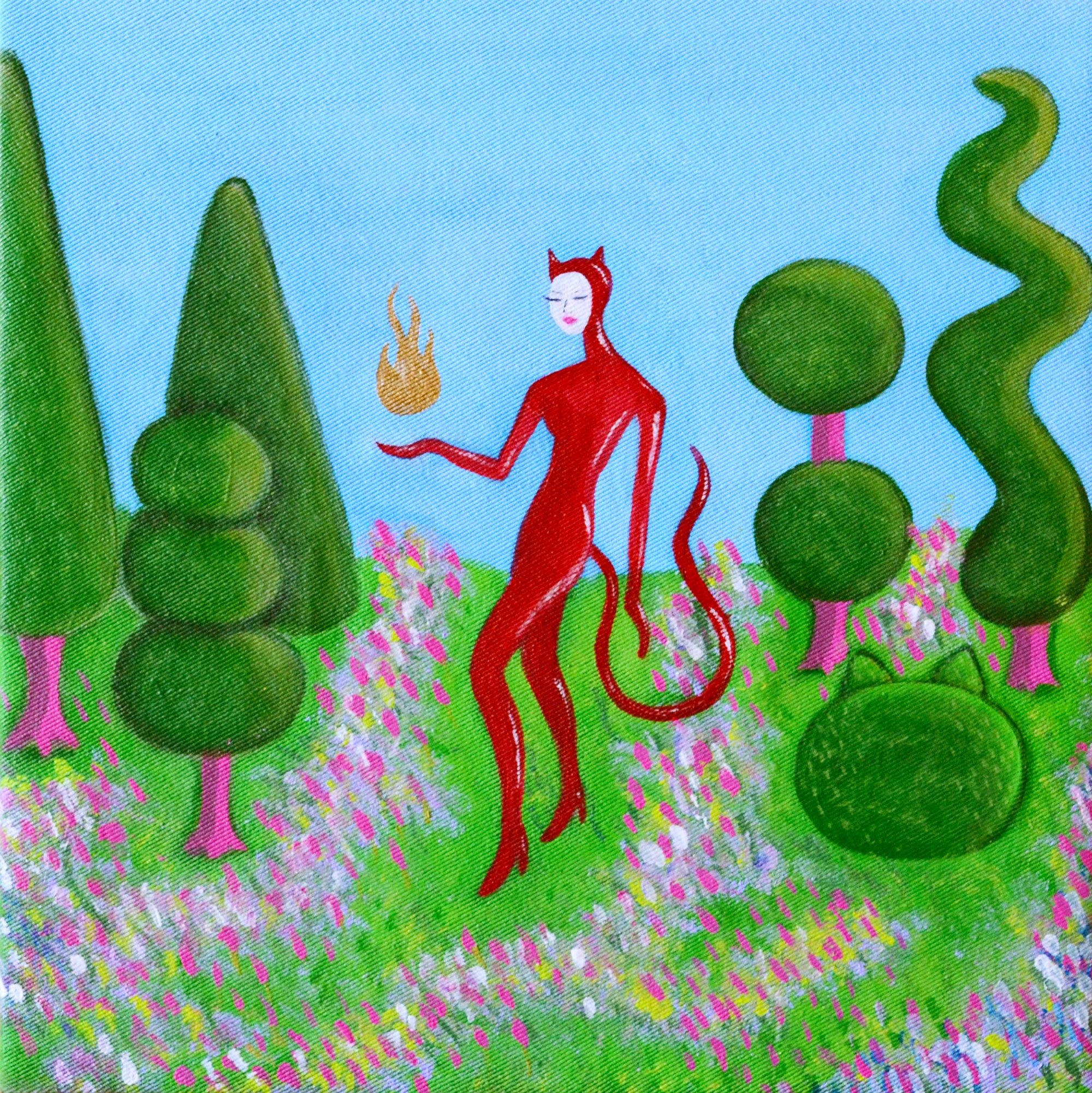 Lámina "En el bosque fui valiente"