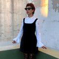 VESTIDO JUMPER en terciopelo