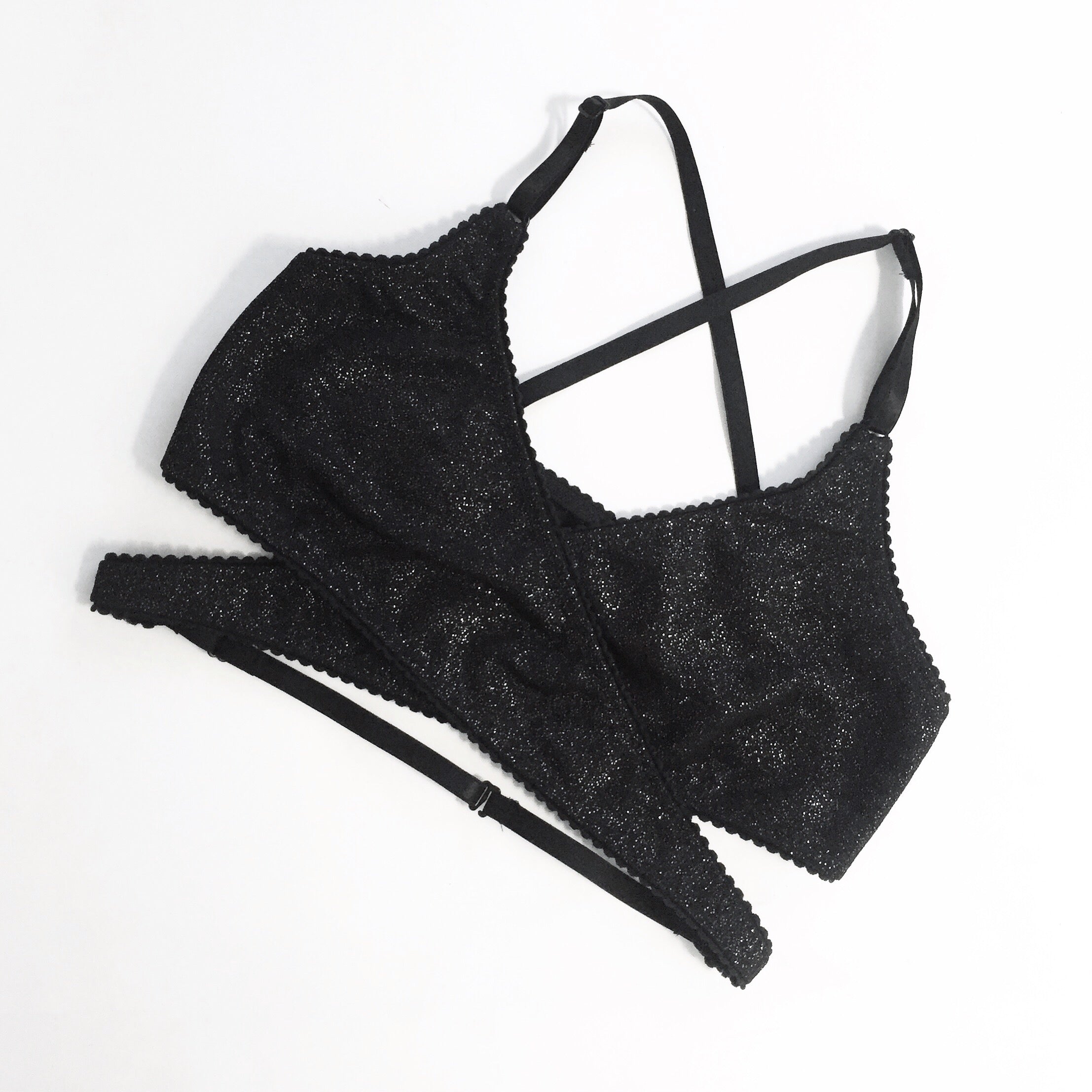Soutien Bralette Cross brillos