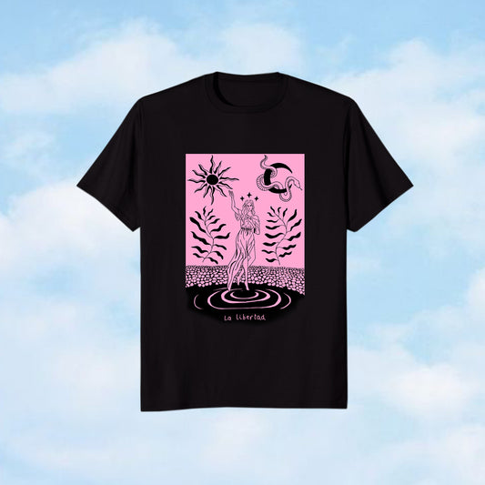 Remera unisex La Libertad Algodón