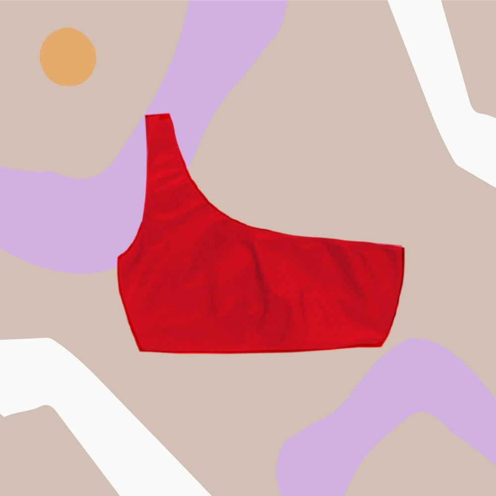 Top Bikini MAGNOLIA rojo en stock